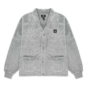 Pile Fur Cardigan Asiatisk storlek ”Grey”