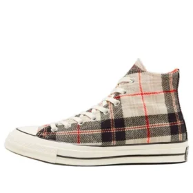 Plaid Chuck 1970s ”Creamwhite Gray”