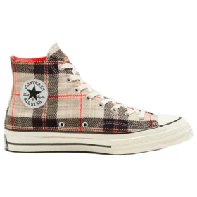 Plaid Chuck 1970s ”Creamwhite Gray”