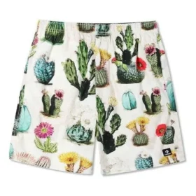 Plant Print Resort Short Asia Sizing ”Desert Sand Cactus Multi”