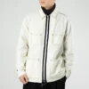 Pocket Woven Long Sleeves Jackor Asia Sizing ”White”