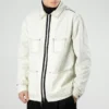 Pocket Woven Long Sleeves Jackor Asia Sizing ”White”