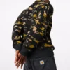Polar Fleece Archive Camo Funnel Top Sweatshirt Asiatisk storlek ”Camo Green”