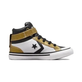 Pro Blaze Strap Sneaker ”White Gold Black”