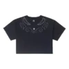 Proud To Be Oversized Cropped T-shirt Asiatisk storlek ”Svart”