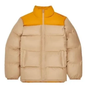 Puffer vinterjackor Asiatiska storlekar ”Beige Tan”