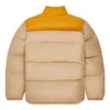 Puffer vinterjackor Asiatiska storlekar ”Beige Tan”