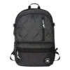 Quiltad ryggsäck med raka kanter ”Black”