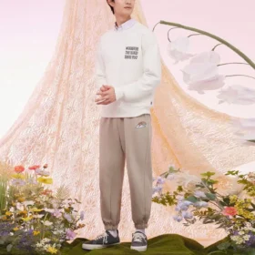 Rainbow Logo Sweatpants Asiatisk storlek ”Tan”