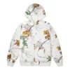 Real Tree vändbar jacka med lövtryck Asiatiska storlekar ”Casual White”