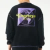 Renew Graphic Crewneck Sweatshirt Asiatiska storlekar ”Svart”