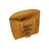 Renew Life ”s Too Short To Waste Canvas Tote Bag ”Brown”