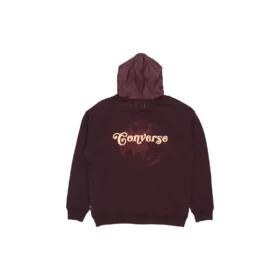 Renew Retro-hoodie, asiatiska storlekar, ”Burgundy”