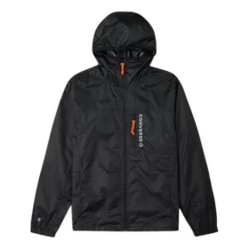 Retro casual jackor med huva i parmodell, svart