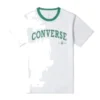 Retro Chuck Arch T-shirt i asiatiska storlekar ”White Green”