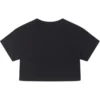 Retro Chuck Cropped T-shirt, asiatiska storlekar, ”Svart”