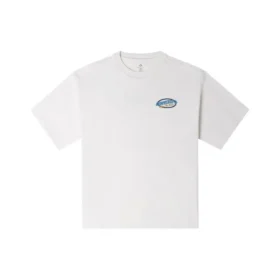 Retro segelbåt-T-shirt med tryck, asiatiska storlekar ”White”