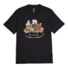 Retro-T-shirt i asiatisk storlek ”Svart”
