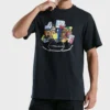 Retro-T-shirt i asiatisk storlek ”Svart”