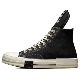 Rick Owens x DRKSHDW DRKSTAR Chuck 70 High ”Black”