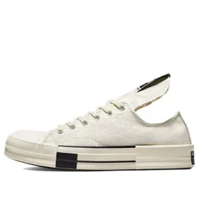 Rick Owens x DRKSHDW DRKSTAR Chuck 70 Low ”Egret”