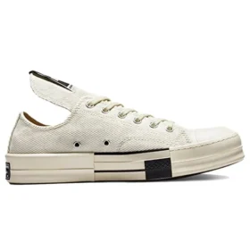Rick Owens x DRKSHDW DRKSTAR Chuck 70 Low ”Egret”