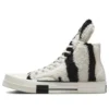 Rick Owens x DRKSHDW TURBODRK Chuck 70 High ”Zebra”