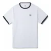 Ringer kortärmad T-shirt, asiatiska storlekar ”Vit”