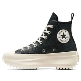 Run Star Hike Leather High Top ”Sparkly Black”