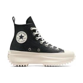 Run Star Hike Leather High Top ”Sparkly Black”