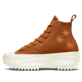 Run Star Hike Platform High ”Embroidered Floral – Amber”