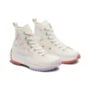 Run Star Hike Platform High ”Embroidered Floral – Egret”