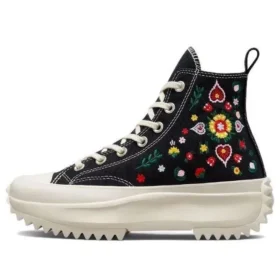 Run Star Hike Platform High ”Floral Embroidery”