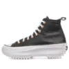 Run Star Hike Platform Metallic & Leather High Top ”Black”