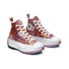 Run Star Hike Platform Tropical Florals High Tops ”Mantra Orange”