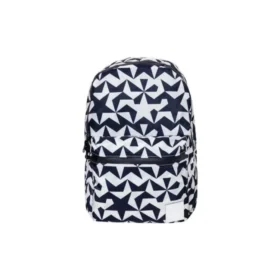 Ryggsäck med stjärnlogotyp ”White Navy”