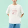 Sensory Graphic T-shirt, asiatiska storlekar, ”Vit”