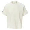 Shapes Box Cropped T-shirt, asiatiska storlekar, ”Vit”