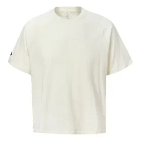 Shapes Box Cropped T-shirt, asiatiska storlekar, ”Vit”