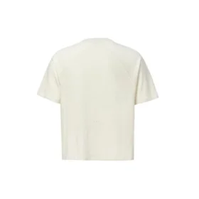 Shapes Box Cropped T-shirt, asiatiska storlekar, ”Vit”