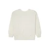 Shapes Quilted Crew Sweatshirt Asiatiska storlekar ”Beige”