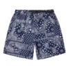 Shorts med paisleymönster Asiatisk storlek ”Navy”