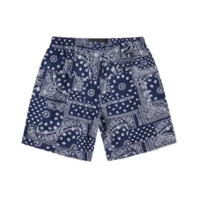 Shorts med paisleymönster Asiatisk storlek ”Navy”