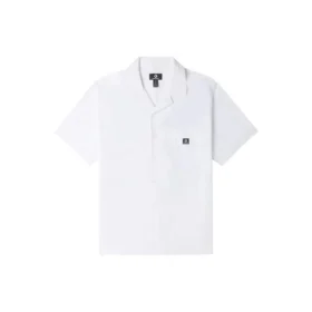 Skate Woven Polo Shirt Asia Sizing ”White”