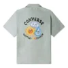 Skate Woven Polo Shirt Asia-storlekar ”Alligator Friend”