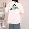 Skateboard Logo Tee Asiatiska storlekar ”White”