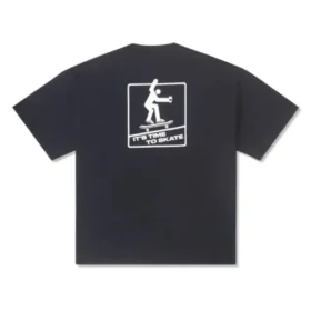 Skateboard Pocket Tee Asia-storlek ”Svart”