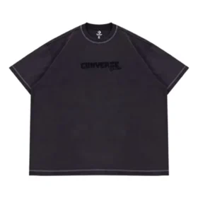 Skateboard Wash T-shirt Asiatisk storlek ”Washed Black”