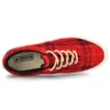 Skid Grip Low ”Twisted Plaid – Haute Red”