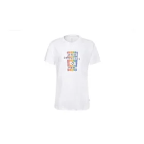 Slim Fit med tryck, kortärmad, vit